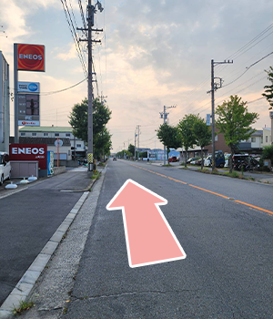 平坂方面から2