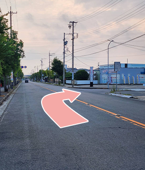 平坂方面から3